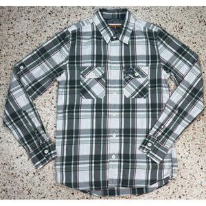 Superdry Denim Goods Men's Button Up Long Sleeve 100% Cotton Shirt Size Large‎